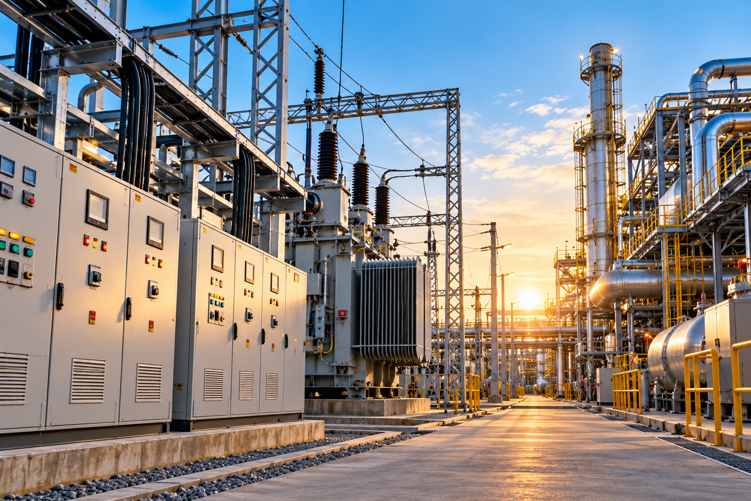 Industrial electrical energy infrastructure