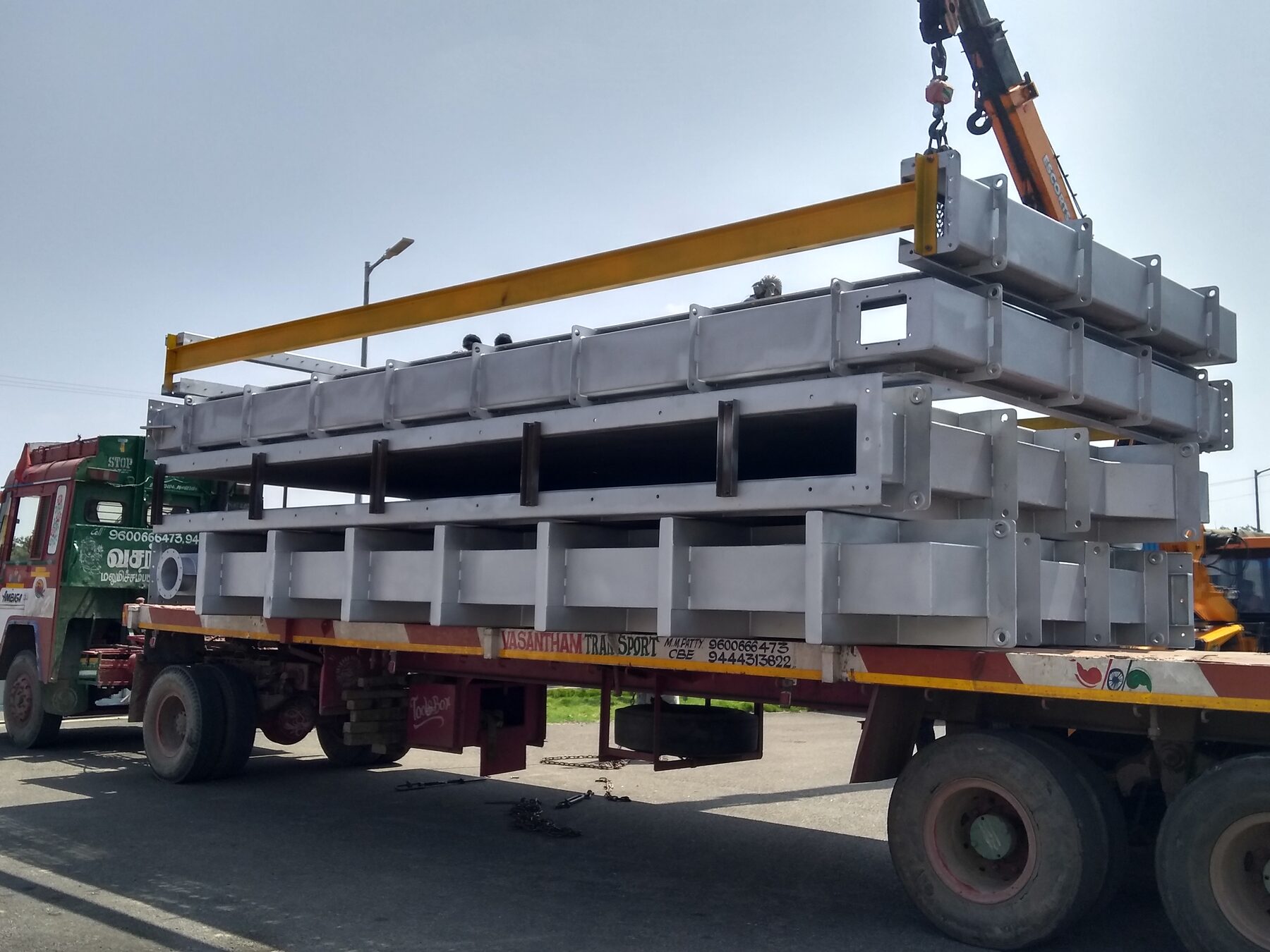 Industrial damper fabrication