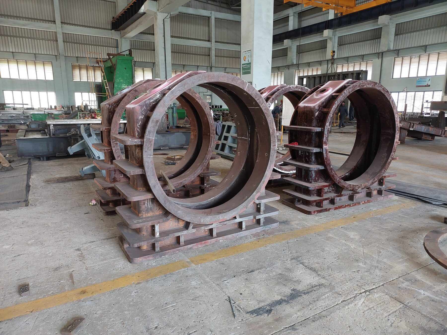 Large valve fabrication